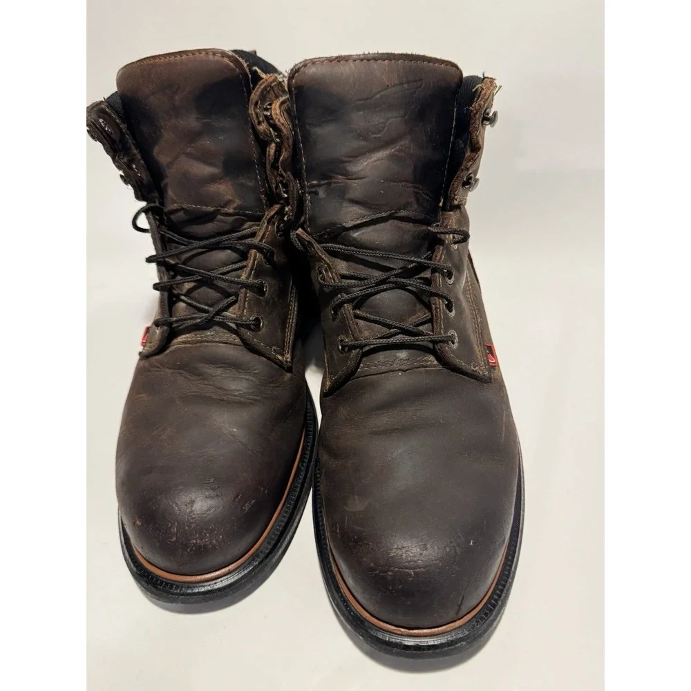 Red Wing Boots DynaForce Waterproof EH Work  Men 10.5 Brown USA